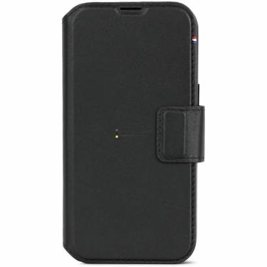 Decoded iPhone 15 Case Leather Detachable Wallet Black