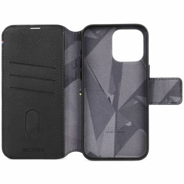 Decoded iPhone 15 Pro Max Leather Detachable Wallet Black