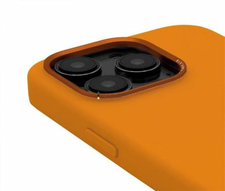 Decoded Silicone BackCover, apricot - iPhone 14 Pro