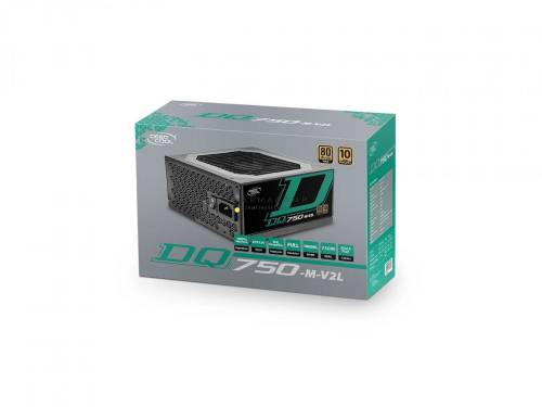 DeepCool 750W 80+ Gold DQ750-M-V2L Black