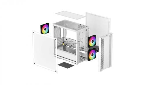 DeepCool CC360 WH ARGB Tempered Glass White