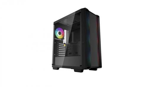 DeepCool CC560 RGB Tempered Glass Black