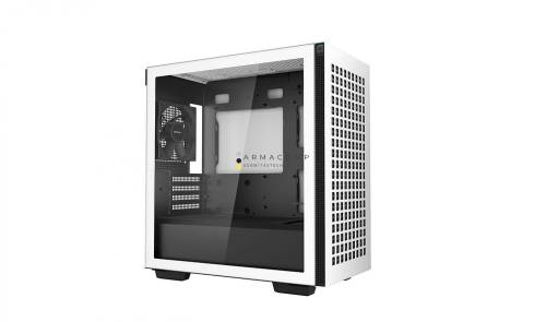 DeepCool CH370 WH Tempered Glass White