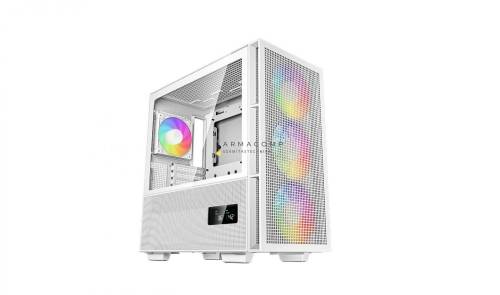 DeepCool CH560 DIGITAL WH Tempered Glass White