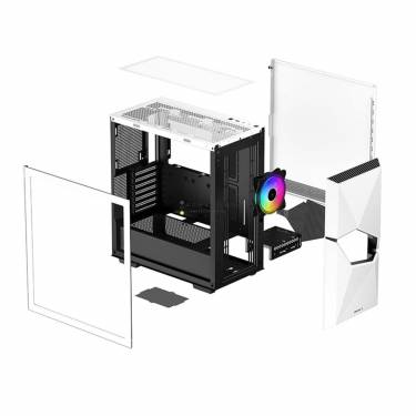 DeepCool Cyclops Tempered Glass White