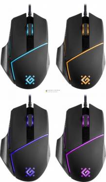 Defender GM-880L Warframe RGB Gaming Mouse Black