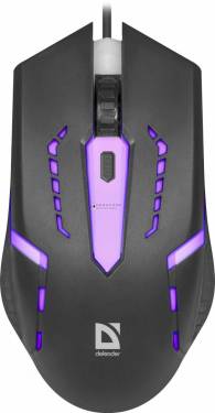 Defender MB-600L Flash RGB Gaming Mouse Black