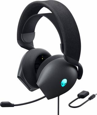 Dell AW520H Alienware Wired Gaming Headset Dark Side of the Moon