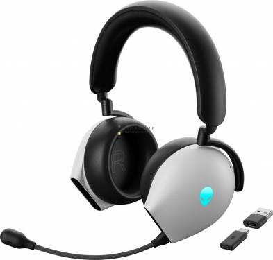 Dell AW920H Alienware Tri-Mode Wireless Gaming Headset Silver