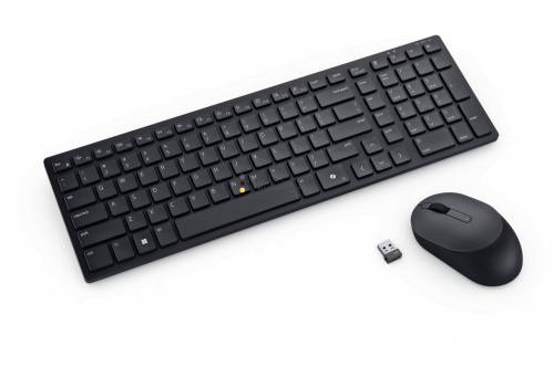 Dell KM555 Silent Wireless Keyboard and Mouse Black HU