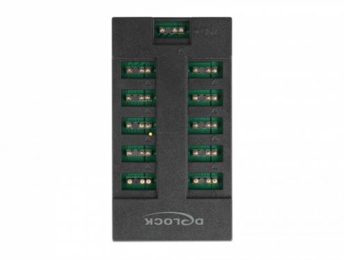 DeLock RGB Hub for ARGB LEDs with 10 ports