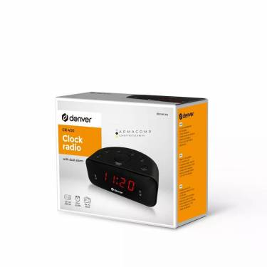 Denver CR-430 Clock Radio Black