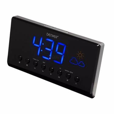 Denver CR-718 Clock Radio Black