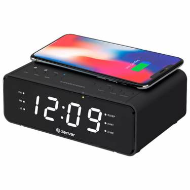 Denver CRQ-100 Clock Radio Black