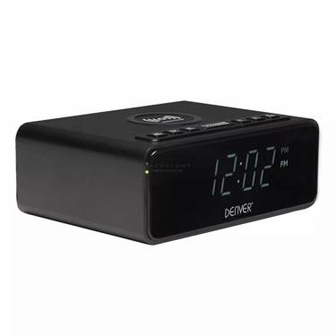 Denver CRQ-105 Clock Radio Black