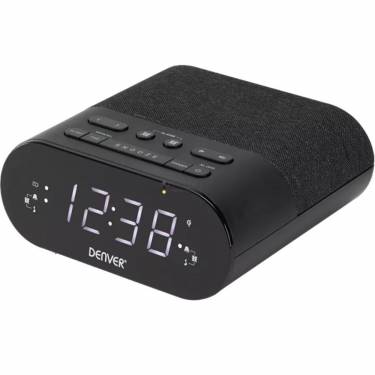 Denver CRQ-107 Clock Radio Black