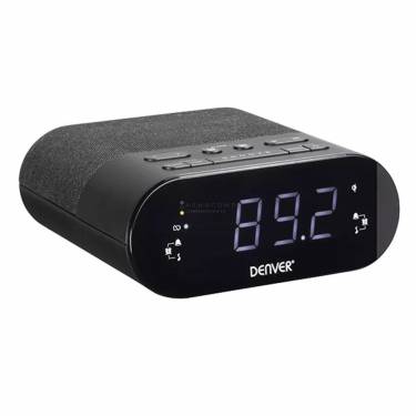 Denver CRQ-107 Clock Radio Black