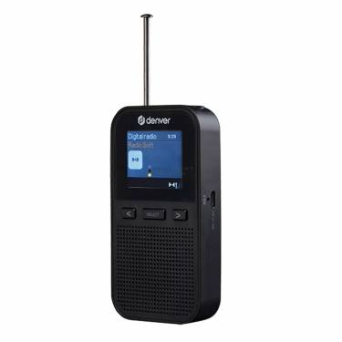 Denver DAH-126 Handheld DAB+/FM radio Black