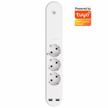 Denver SHP-310U Smart Home Power Strip 3in1 + 2xUSB White