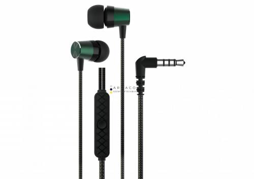 Devia Kintone Seires Metal Earphone Black/Green