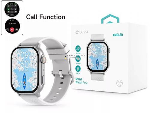 Devia Pro2 Smart Watch Silver