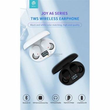 Devia ST351013 Joy A6 Wireless Bluetooth Headset Black