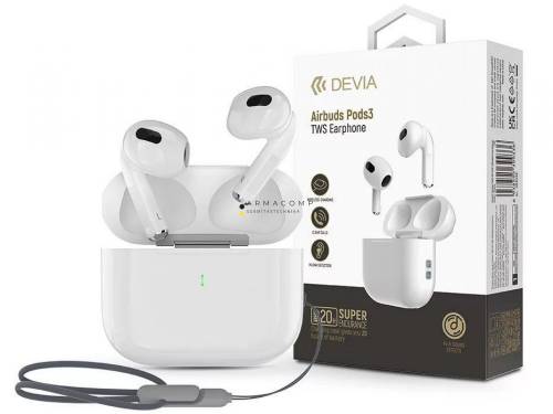 Devia ST399121 Airbuds Pods3 Bluetooth Headset White