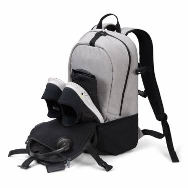 Dicota Laptop Backpack Go 15,6" Light Grey