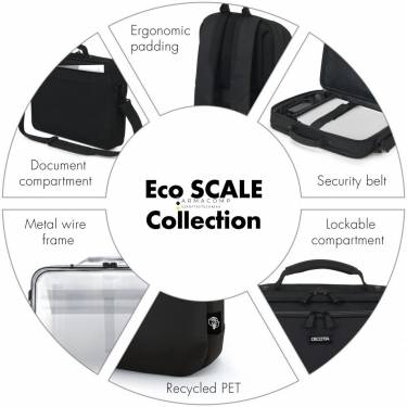 Dicota Laptop Bag Eco Multi Scale 15,6" Black