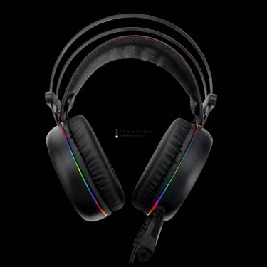 Dragon War Survey RGB Lighting Gaming Headset Black