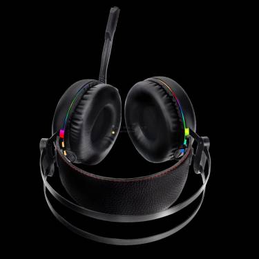 Dragon War Survey RGB Lighting Gaming Headset Black