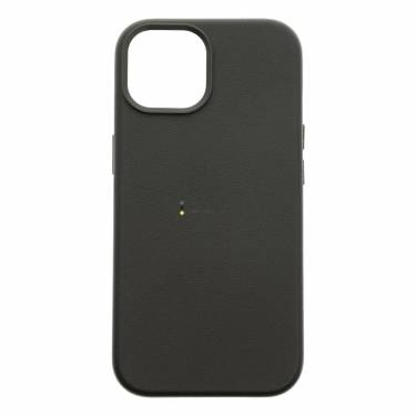 Dviced Leather case with magsafe for iPhone 15 Black