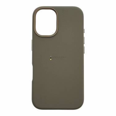 Dviced Leather case with magsafe for iPhone 16 Grey