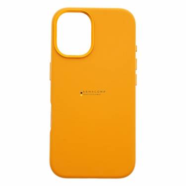 Dviced Leather case with magsafe for iPhone 16 Orange