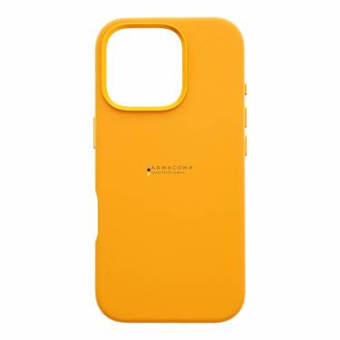 Dviced Leather case with magsafe for iPhone 16 Pro Max Orange