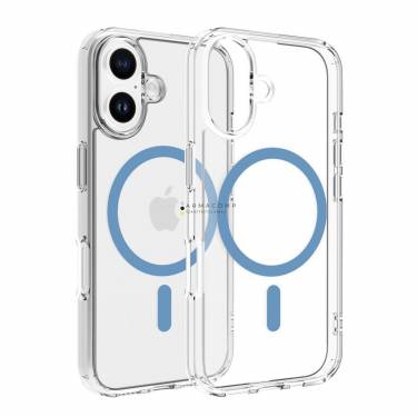 Dviced Magsafe iPhone 16 clear case Blue