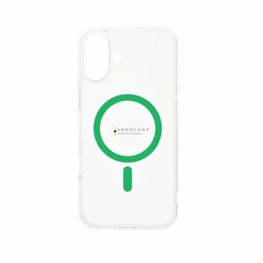 Dviced Magsafe iPhone 16 clear case Green