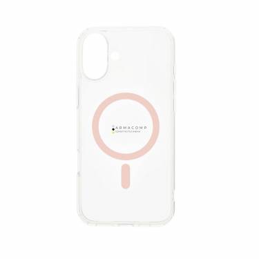 Dviced Magsafe iPhone 16 clear case Pink