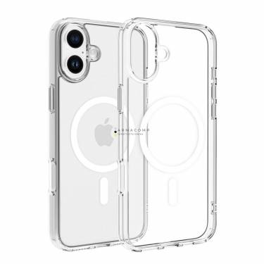 Dviced Magsafe iPhone 16 Plus clear case White