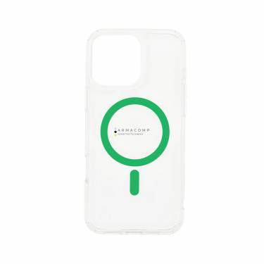 Dviced Magsafe iPhone 16 Pro clear case Green