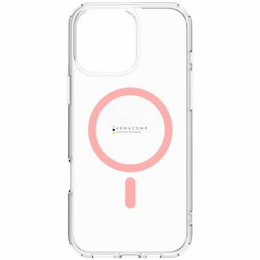 Dviced Magsafe iPhone 16 Pro Max case Pink Clear