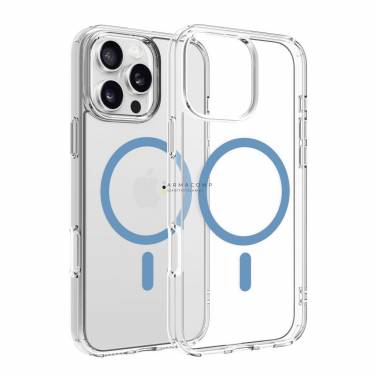 Dviced Magsafe iPhone 16 Pro Max clear case Blue