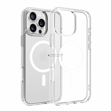 Dviced Magsafe iPhone 16 Pro Max clear case White