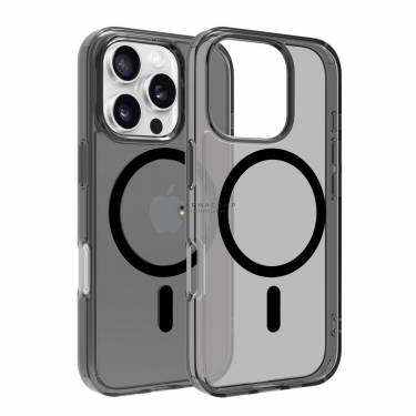 Dviced Magsafe iPhone 16 Pro smoke case Black