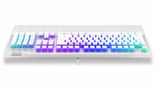 Endorfy Omnis Pudding Brown Switch Mechanical Keyboard Onyx White US