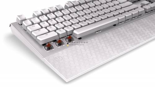 Endorfy Omnis Pudding Brown Switch Mechanical Keyboard Onyx White US