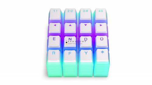 Endorfy PBT Pudding Onyx White Keycaps