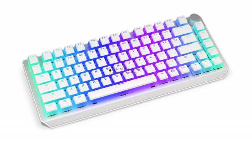 Endorfy Thock 75% Wireless Red Switch Mechanical Keyboard Onyx White Pudding US