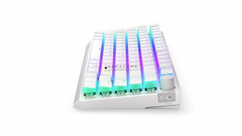 Endorfy Thock 75% Wireless Red Switch Mechanical Keyboard Onyx White Pudding US