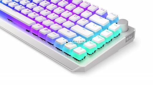 Endorfy Thock 75% Wireless Red Switch Mechanical Keyboard Onyx White Pudding US